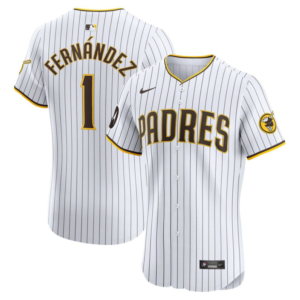 Tony Fernández San Diego Padres Nike Home Elite Sponsor Patch Player Jersey | MLB Sale