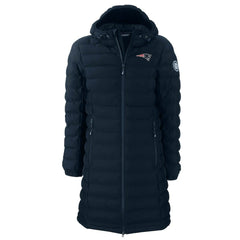 New England Patriots  Cutter & Buck Women's Mission Ridge Repreve Eco Insulated Long Full-Zip Puffer Jacket