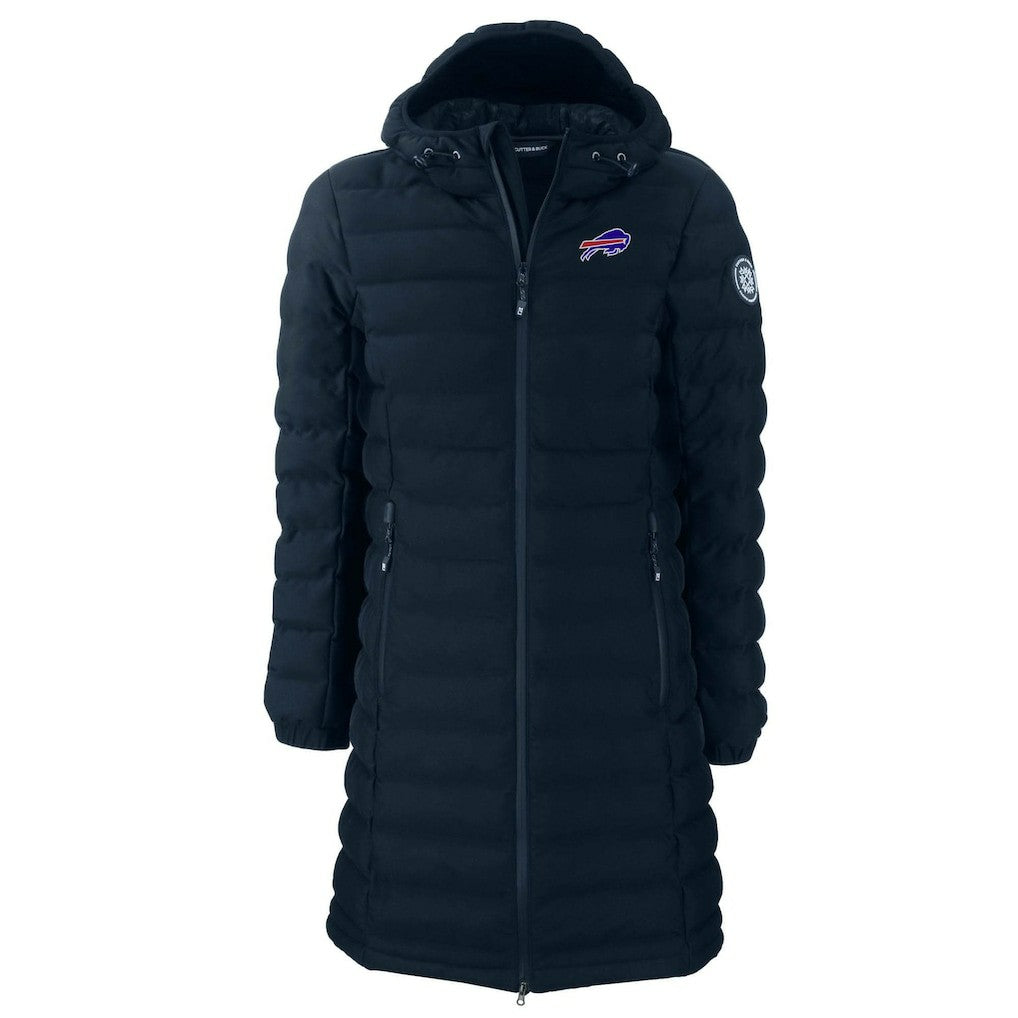 Buffalo Bills  Cutter & Buck Women's Mission Ridge Repreve Eco Insulated Long Full-Zip Puffer Jacket