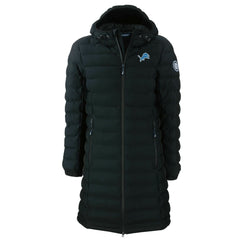 Detroit Lions  Cutter & Buck Women's Mission Ridge Repreve Eco Insulated Long Full-Zip Puffer Jacket