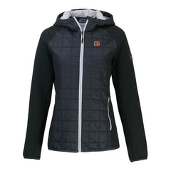 Cincinnati Bengals  Cutter & Buck Women's Rainier Primaloft Eco Full-Zip Hybrid Jacket