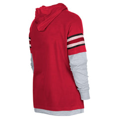 Arizona Cardinals New Era Twofer Long Sleeve Hooded T-Shirt