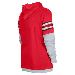 Atlanta Falcons New Era Twofer Long Sleeve Hooded T-Shirt