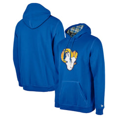 Los Angeles Rams New Era 3rd Down Plaid Pullover Hoodie