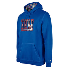 New York Giants New Era 3rd Down Plaid Pullover Hoodie