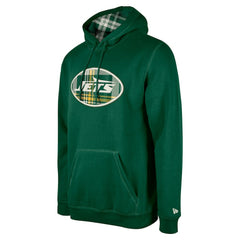 New York Jets New Era 3rd Down Plaid Pullover Hoodie