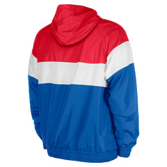 New York Giants New Era 3rd Down Raglan Quarter-Zip Windbreaker Jacket