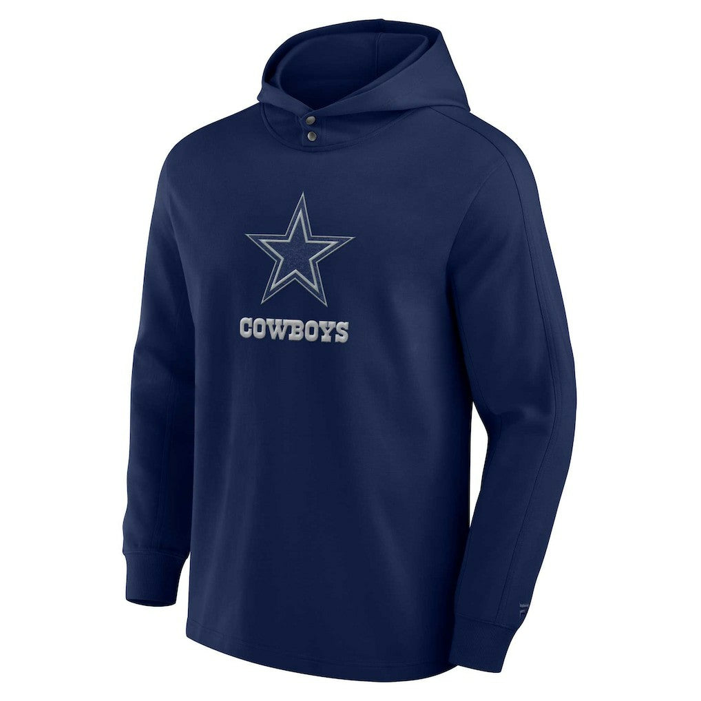 Dallas Cowboys Fanatics Elements Blaze Tri-Blend Long Sleeve Hoodie T-Shirt