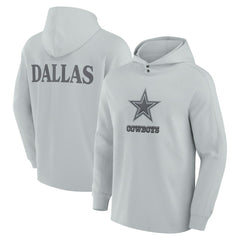 Dallas Cowboys Fanatics Elements Blaze Tri-Blend Long Sleeve Hoodie T-Shirt