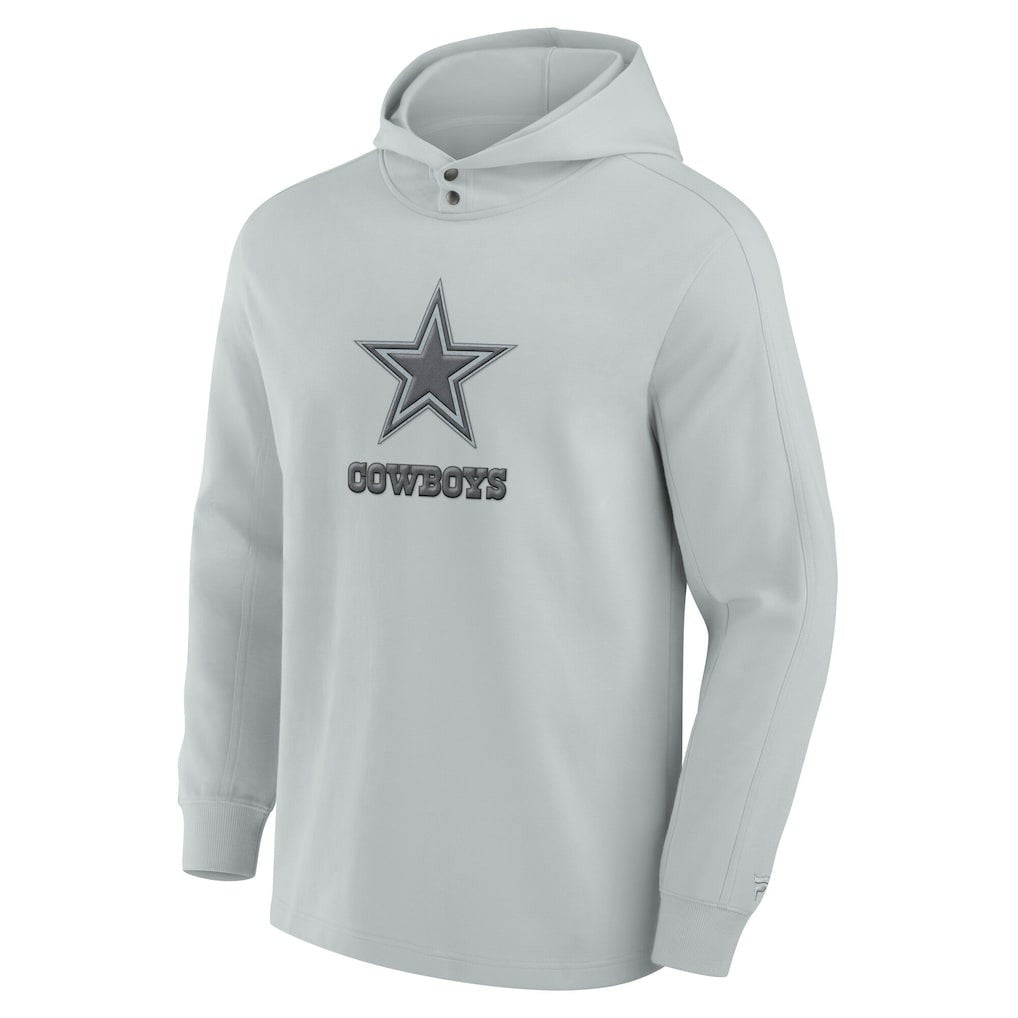Dallas Cowboys Fanatics Elements Blaze Tri-Blend Long Sleeve Hoodie T-Shirt