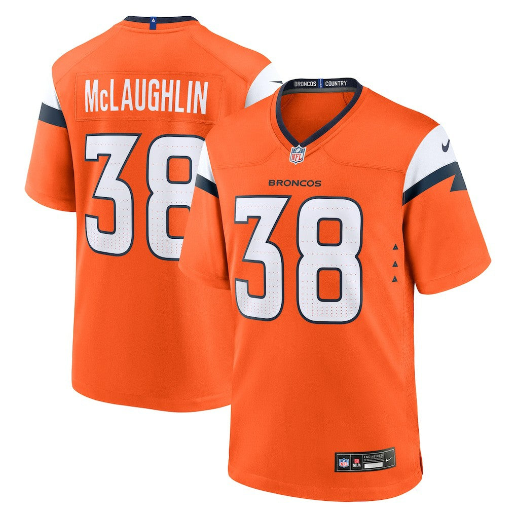 Denver Broncos Nike Jaleel McLaughlin  Team Game Jersey