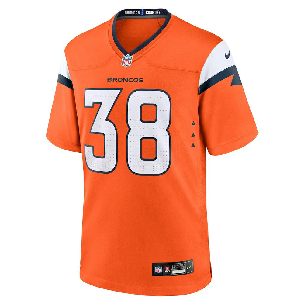 Denver Broncos Nike Jaleel McLaughlin  Team Game Jersey
