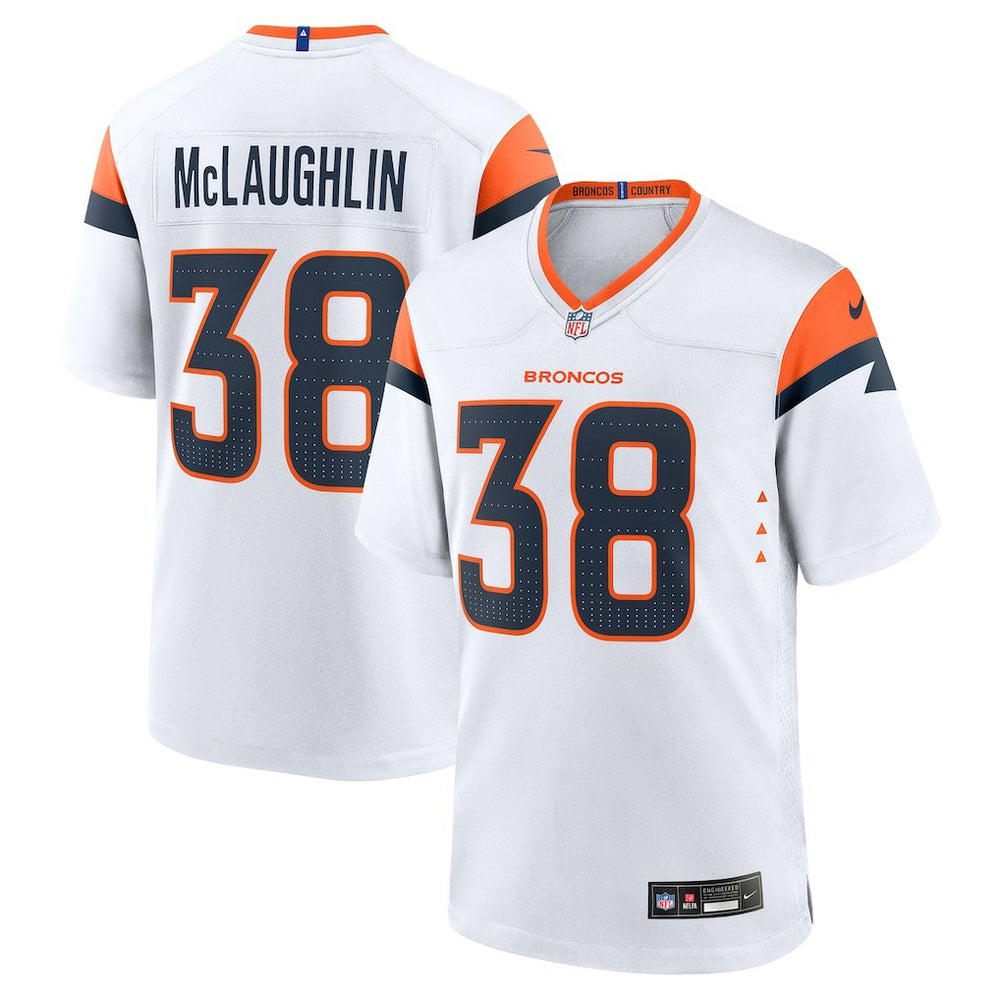Denver Broncos Nike Jaleel McLaughlin  Game Jersey