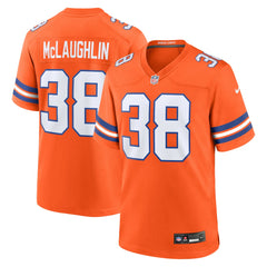 Denver Broncos Nike Jaleel McLaughlin  Mile High Collection 1977 Throwback Player Game Jersey