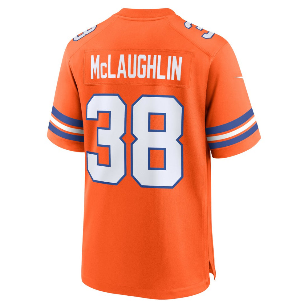 Denver Broncos Nike Jaleel McLaughlin  Mile High Collection 1977 Throwback Player Game Jersey