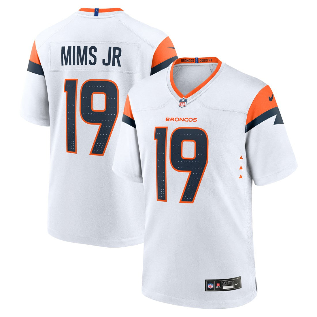Denver Broncos Nike Marvin Mims Jr  Game Jersey