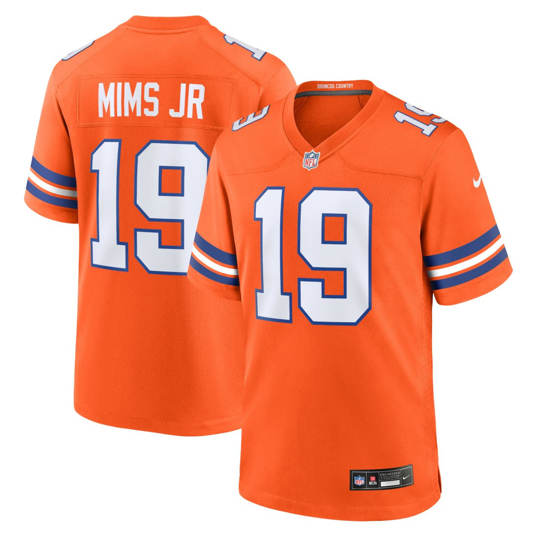 Denver Broncos Nike Marvin Mims Jr  Mile High Collection 1977 Throwback Player Game Jersey