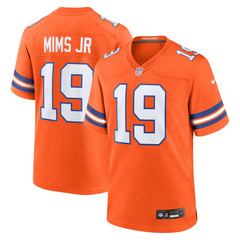 Denver Broncos Nike Marvin Mims Jr  Mile High Collection 1977 Throwback Player Game Jersey