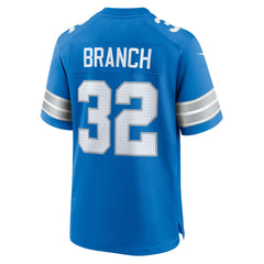Detroit Lions Nike Brian Branch  Game Jersey