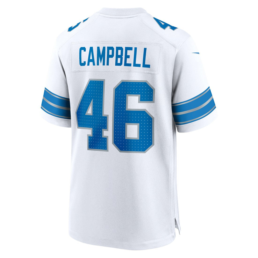 Detroit Lions Nike Jack Campbell  White Game Jersey