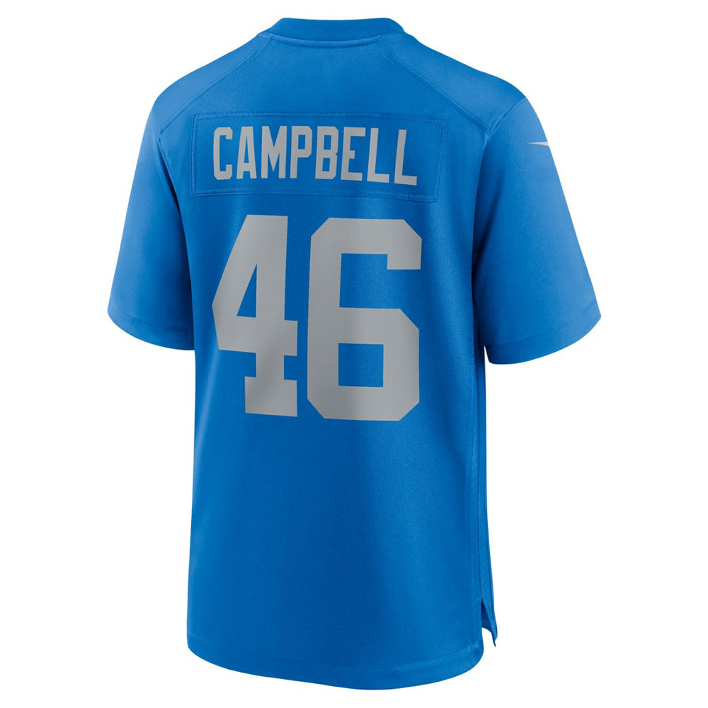 Detroit Lions Nike Jack Campbell  Alternate Game Jersey