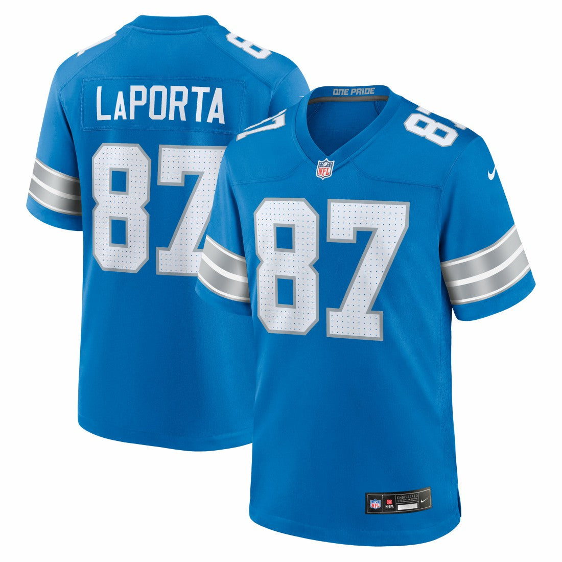 Detroit Lions Nike Sam LaPorta  Game Jersey