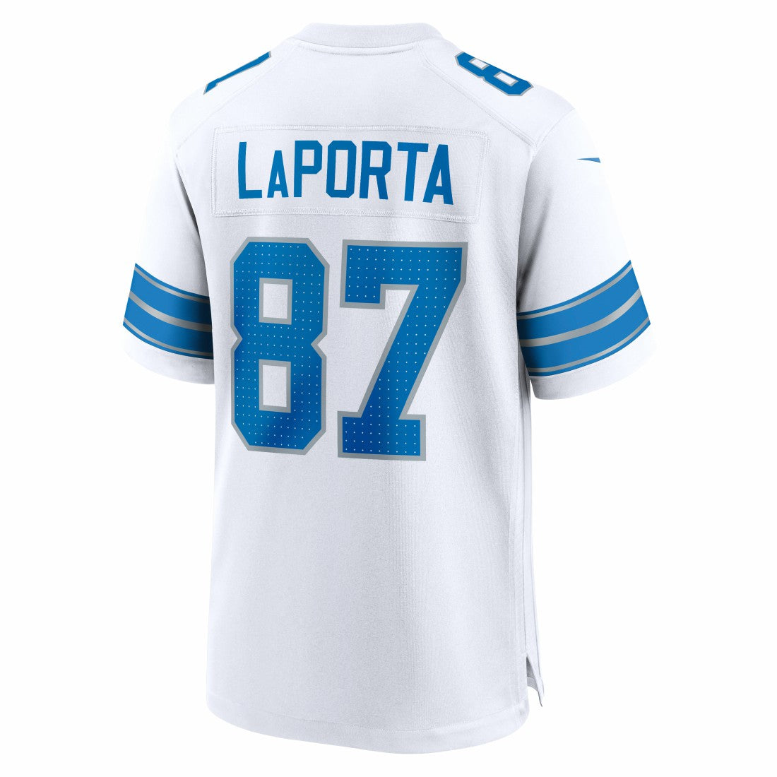Detroit Lions Nike Sam LaPorta  White Game Jersey