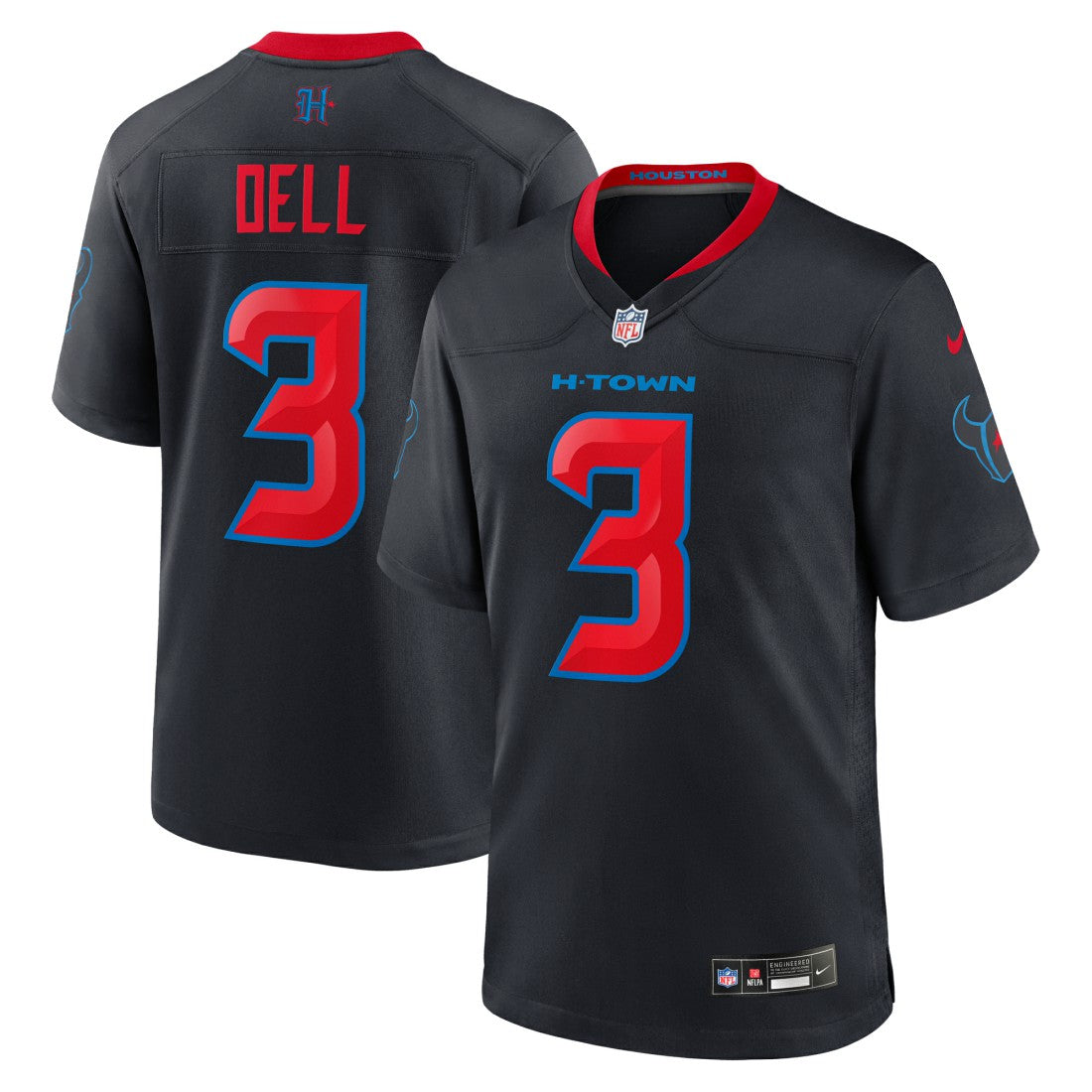Houston Texans Nike Tank Dell  2nd Alternate Game Jersey