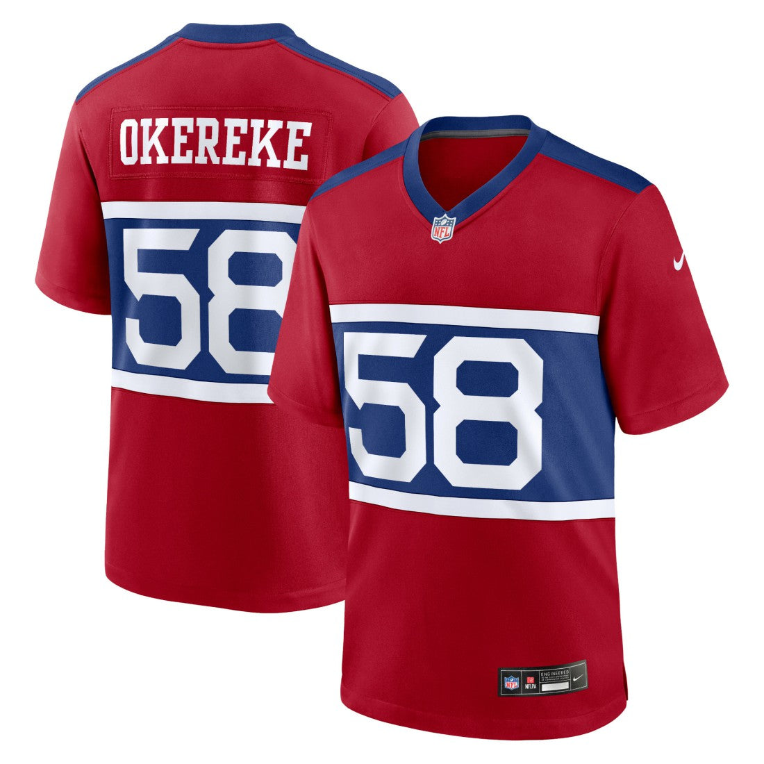 New York Giants Nike Bobby Okereke  Alternate Player Game Jersey