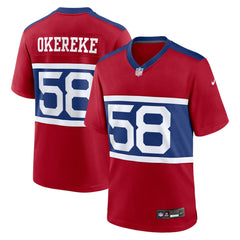 New York Giants Nike Bobby Okereke  Alternate Player Game Jersey