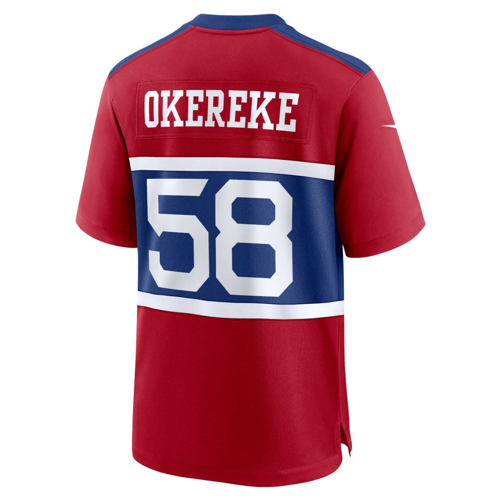 New York Giants Nike Bobby Okereke  Alternate Player Game Jersey
