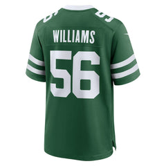Quincy Williams New York Jets Game Player Jersey – Legacy Green