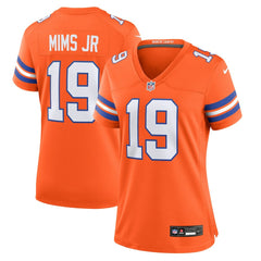 Denver Broncos Nike Marvin Mims Jr  Women's Mile High Collection 1977 Throwback Player Game Jersey