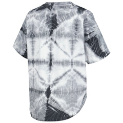 Los Angeles Lakers G-III 4Her by Carl Banks Women's Tournament Raglan Oversized Tie-Dye V-Neck T-Shirt For Sale