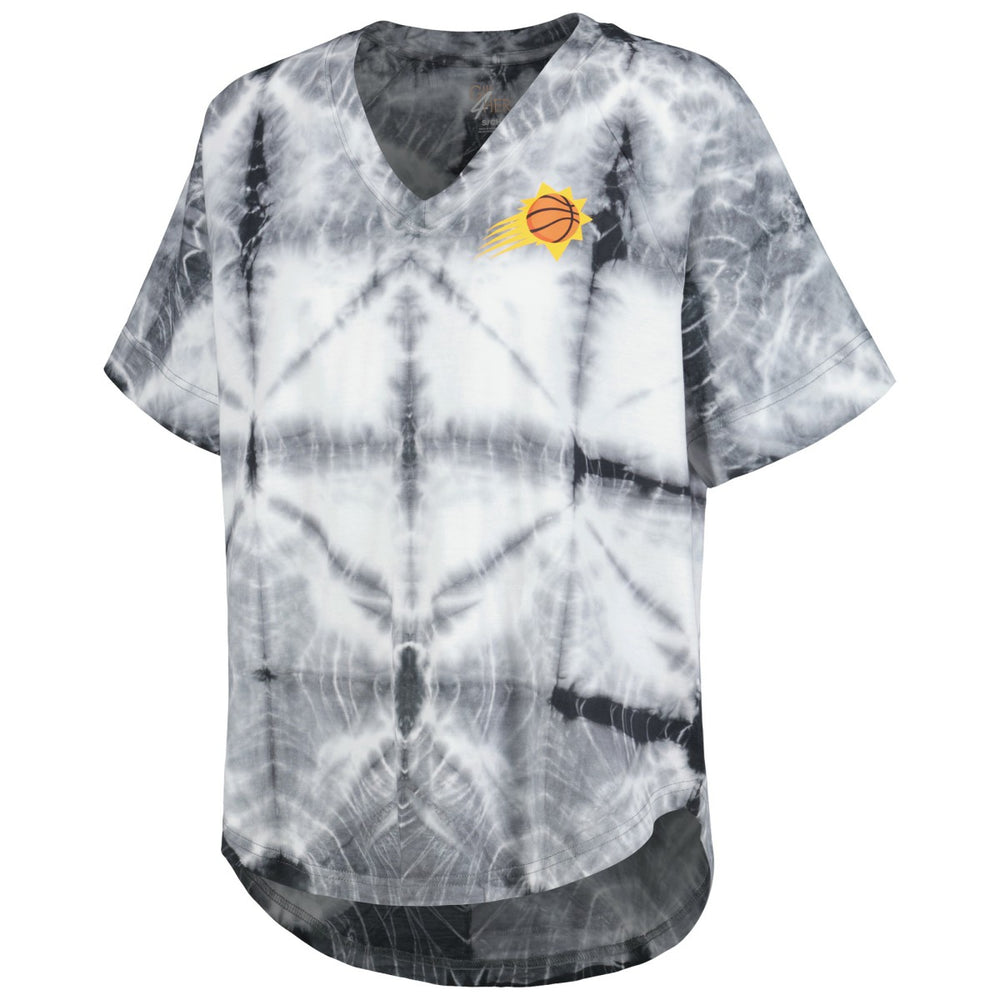 Phoenix Suns G-III 4Her by Carl Banks Women's Tournament Raglan Oversized Tie-Dye V-Neck T-Shirt Discount