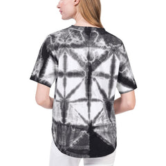 Brooklyn Nets G-III 4Her by Carl Banks Women's Tournament Raglan Oversized Tie-Dye V-Neck T-Shirt Online