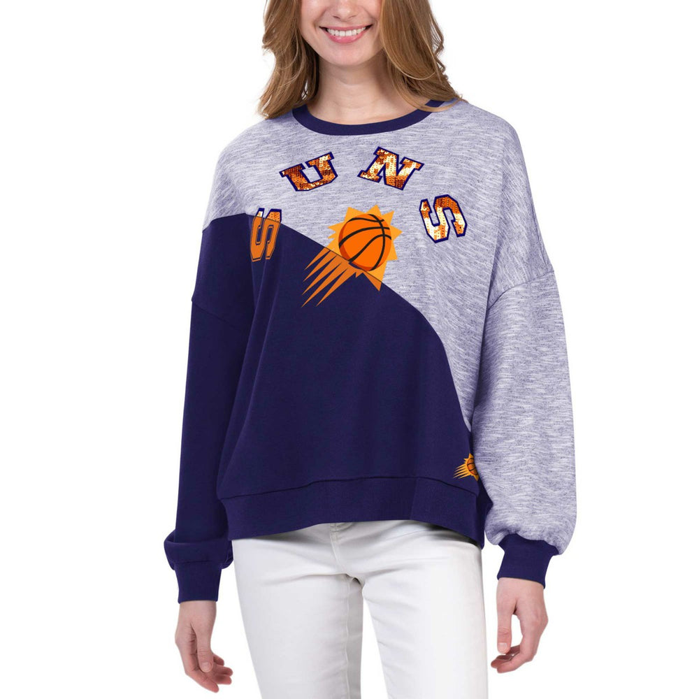 Phoenix Suns G-III 4Her by Carl Banks Women's Benches Split Pullover Sweatshirt Discount