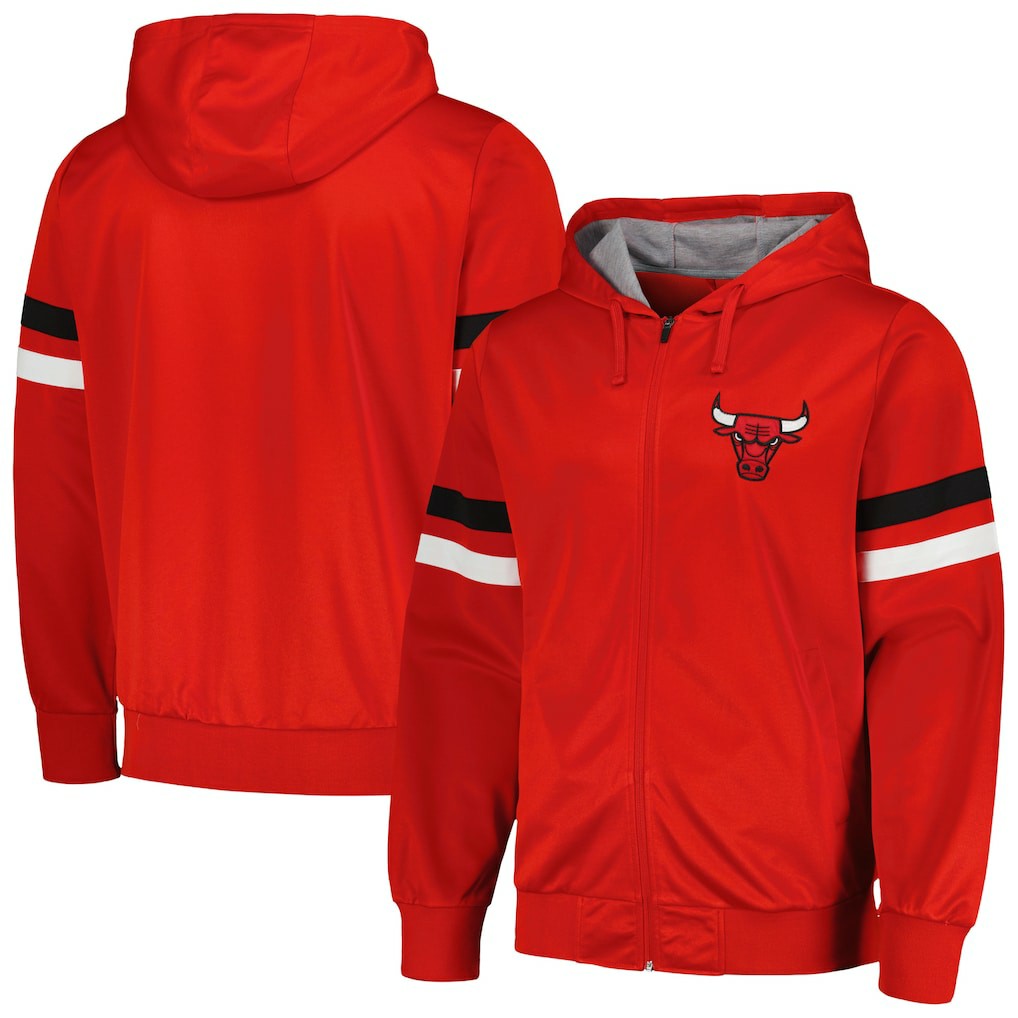 Chicago Bulls G-III Sports by Carl Banks Contender Full-Zip Hoodie Jacket On Sale