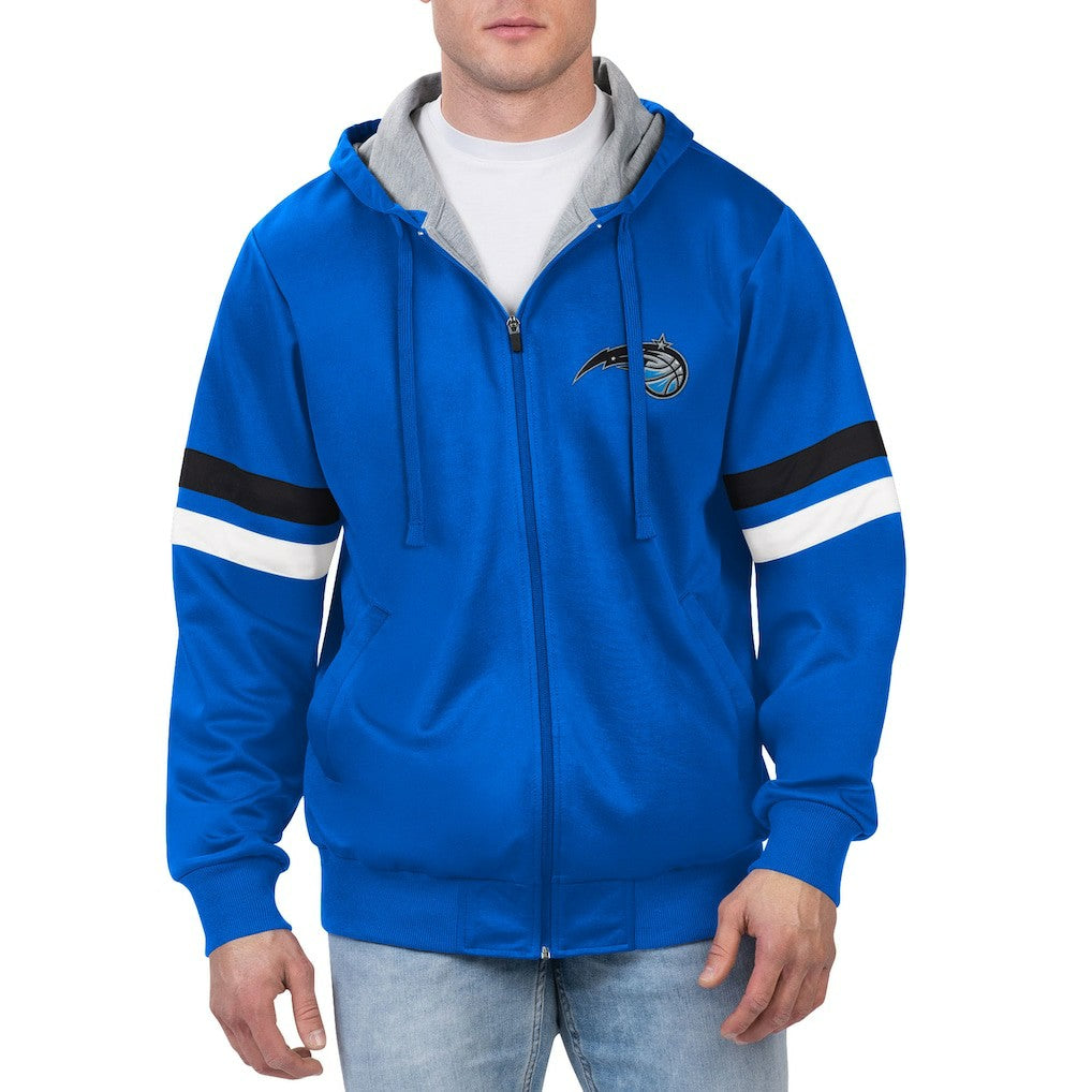 Orlando Magic G-III Sports by Carl Banks Contender Full-Zip Hoodie Jacket New