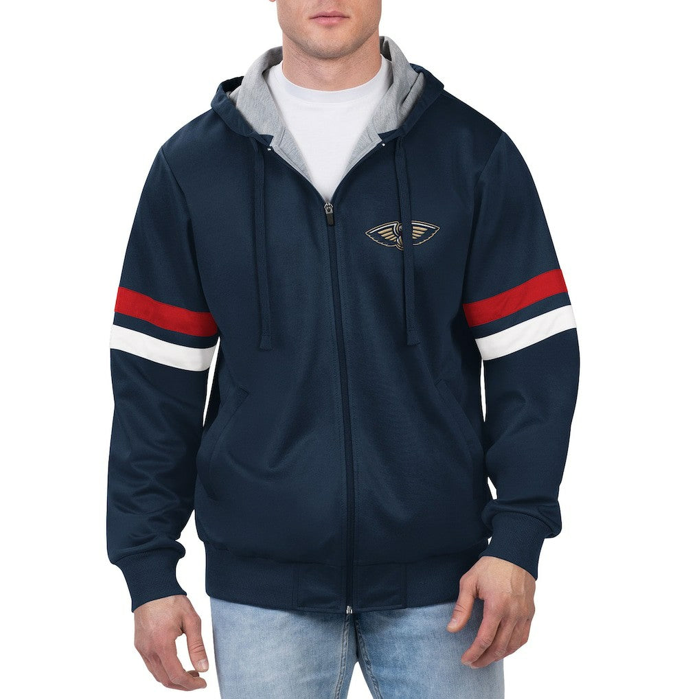 New Orleans Pelicans G-III Sports by Carl Banks Contender Full-Zip Hoodie Jacket Discount