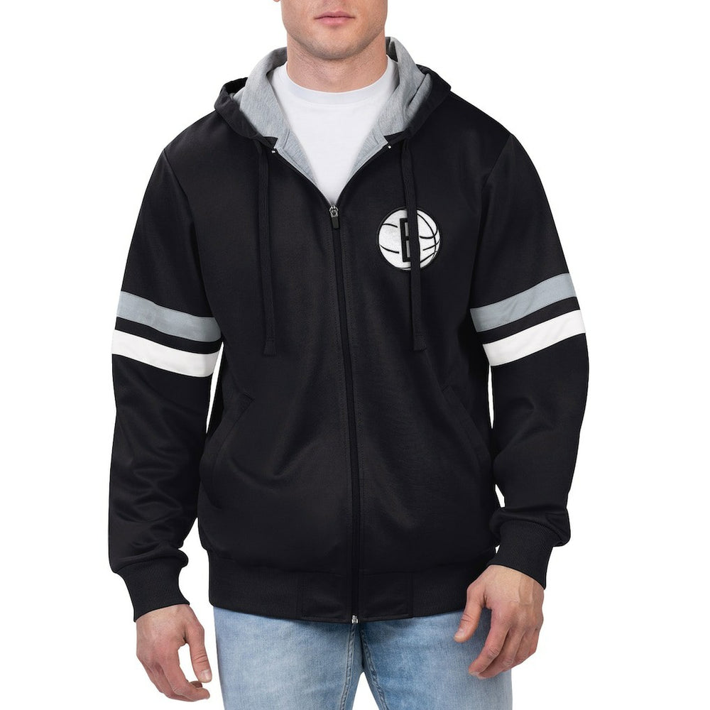Brooklyn Nets G-III Sports by Carl Banks Contender Full-Zip Hoodie Jacket Discount