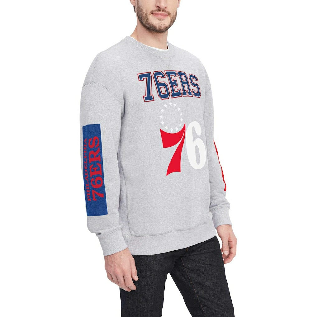 Philadelphia 76ers Tommy Jeans Hayes Crew Neck Pullover Sweatshirt Online