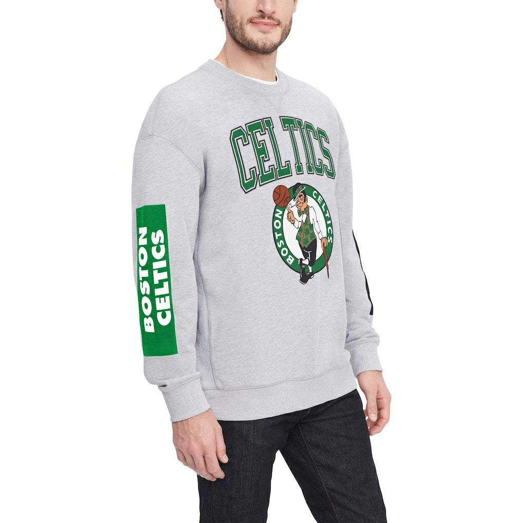 Boston Celtics Tommy Jeans Hayes Crew Neck Pullover Sweatshirt On Sale