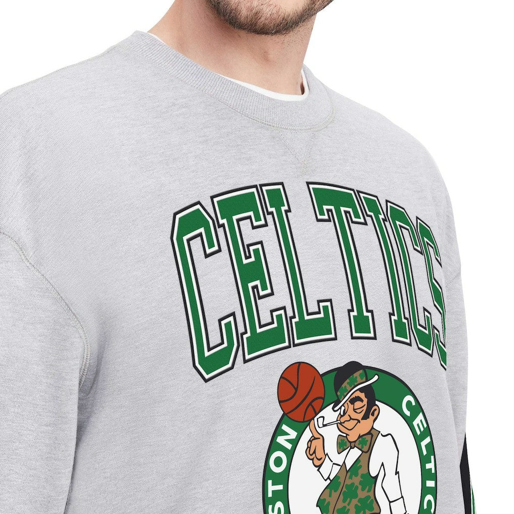 Boston Celtics Tommy Jeans Hayes Crew Neck Pullover Sweatshirt On Sale