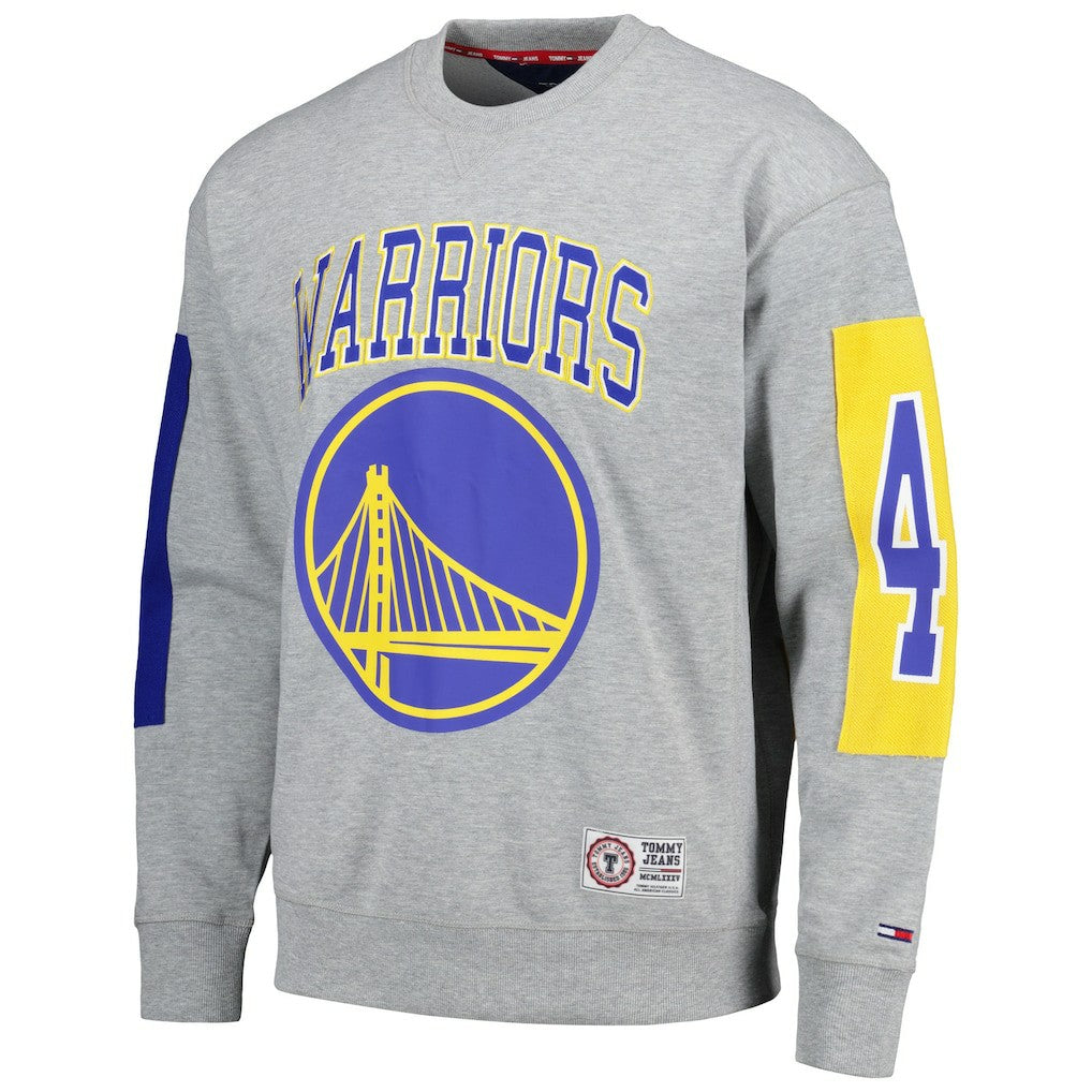 Golden State Warriors Tommy Jeans Hayes Crew Neck Pullover Sweatshirt sale Online