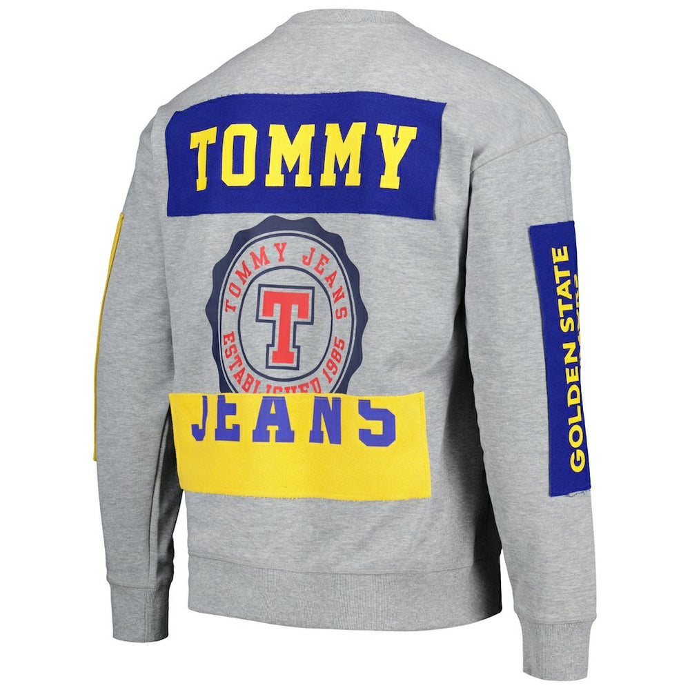 Golden State Warriors Tommy Jeans Hayes Crew Neck Pullover Sweatshirt sale Online