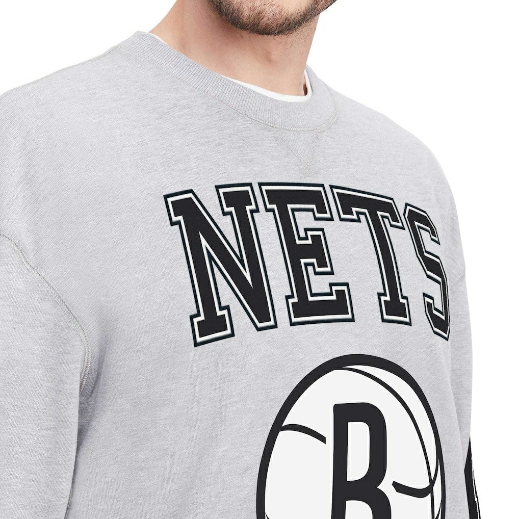 Brooklyn Nets Tommy Jeans Hayes Crew Neck Pullover Sweatshirt On Sale