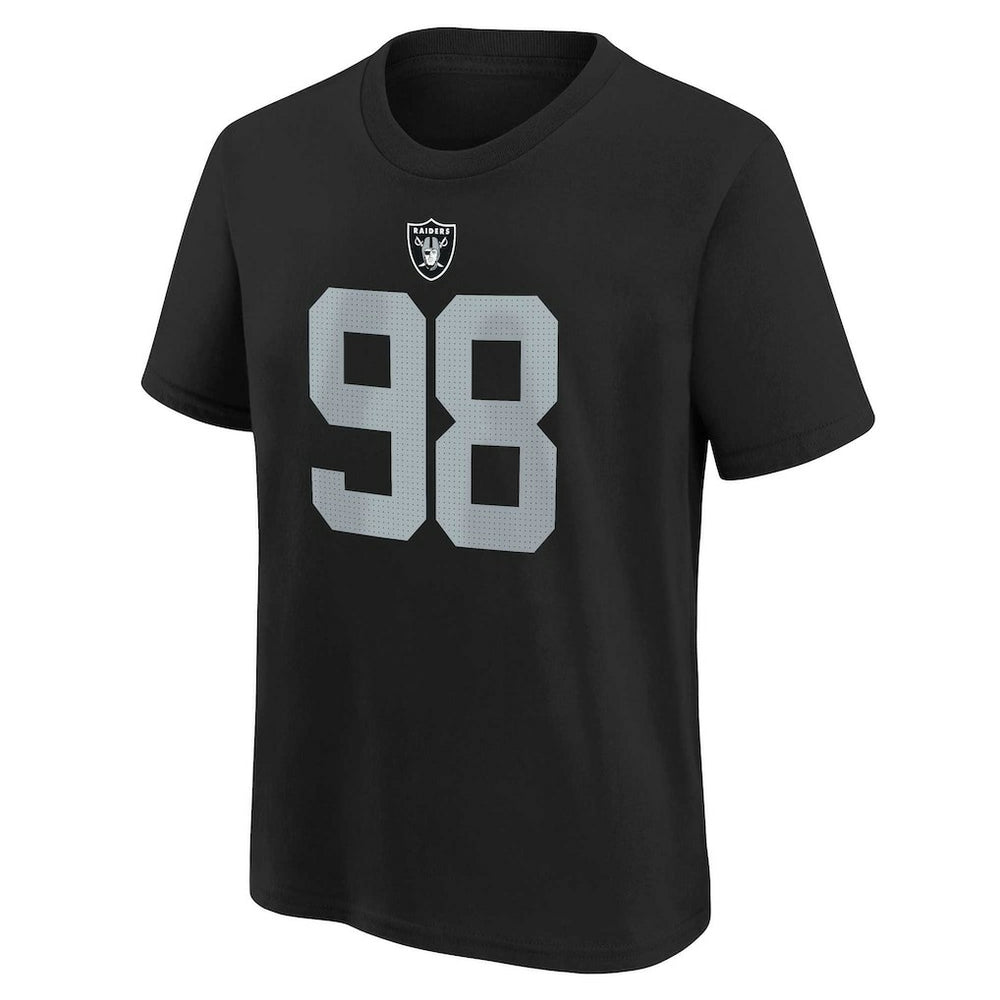 Las Vegas Raiders Nike Maxx Crosby  Youth Player Name & Number T-Shirt