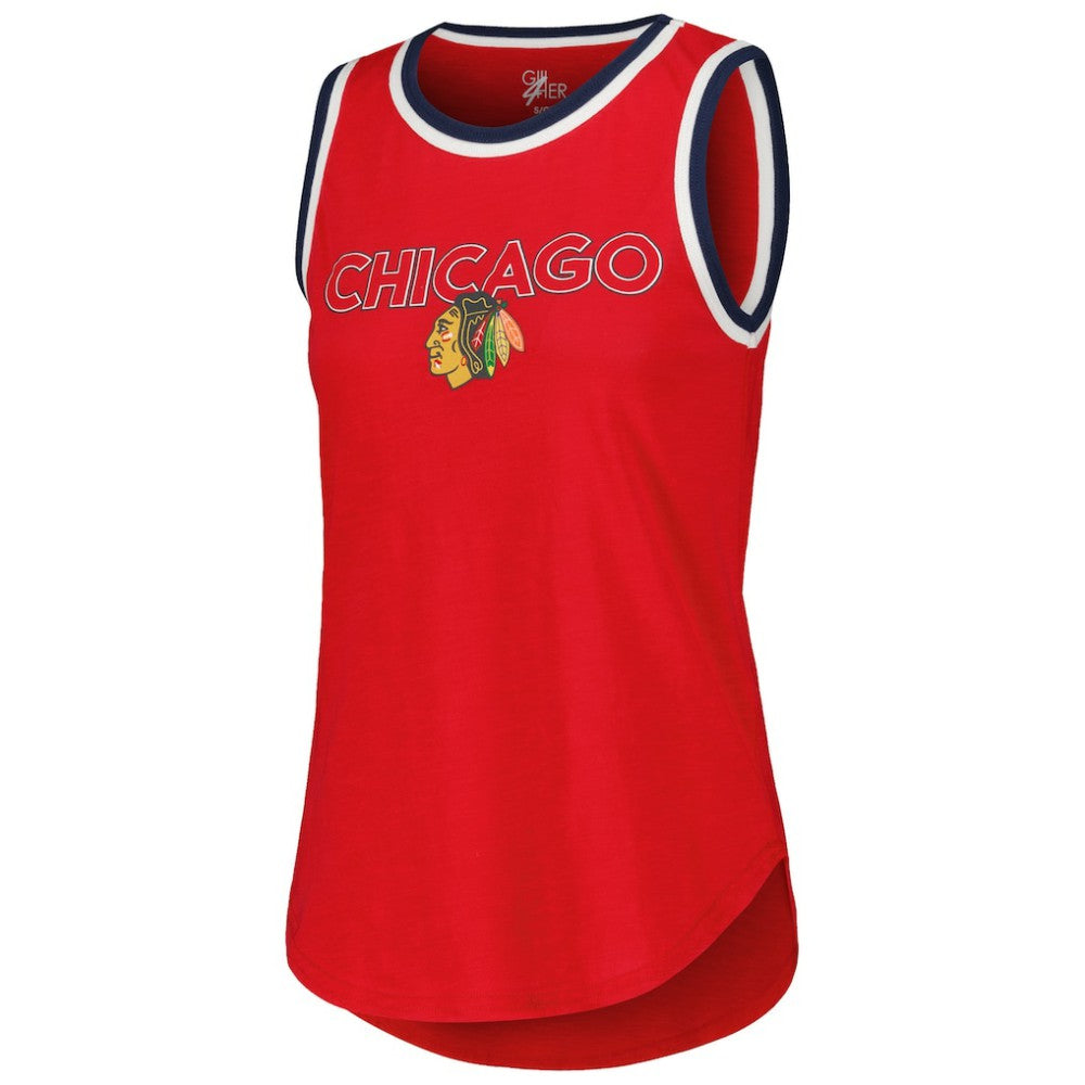 Chicago Blackhawks G-III 4Her by Carl Banks Women's Strategy Tank Top For Sale