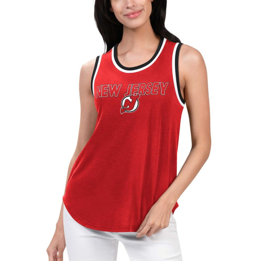 New Jersey Devils G-III 4Her by Carl Banks Women's Strategy Tank Top Sale